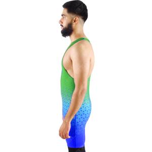 Blaze Fight Wear venta al por mayor OEM personalizado Udult hombres lucha camiseta de talla grande poliéster levantamiento de pesas Vintage impresión por sublimación - Product Image 4