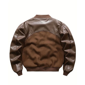 Veste pour homme à col montant enduite, très demandée, pour l'automne, style unique, meilleure qualité, 100% coton respirant, logo personnalisable sur le devant - Product Image 2