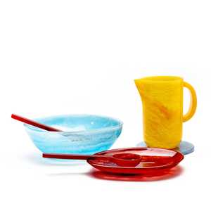 Juego de Bandeja y Tazón para Servir, de Resina Hecha a Mano, Diseño Exclusivo, Brillante, para Regalos Festivos, Fiestas y Hogares Modernos - Product Image 6