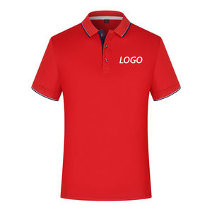 Diseño personalizado de los hombres para la camisa de polo de secado rápido a granel al por mayor patrón sólido camiseta de lona con logotipo personalizado - Product Image 2