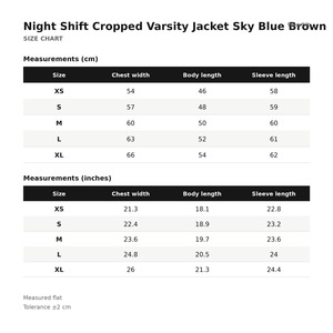 Custom Logo <b>Women</b> Cropped Bomber Varsity <b>Jacket</b> Cropped Sky Blue <b>Brown</b> Wool <b>Leather</b> Sleeve Chenille Basketball Patch Custom - Product Image 6