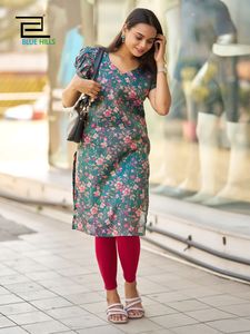 Tendencia Ropa étnica Alta demanda Última seda a fuego lento Impreso Kurti Para la venta Fabricante de India - Product Image 6