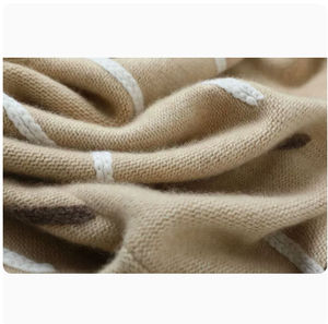 Suéteres de lana de Cachemira para mujer para uso informal Transpirable suave cálido ligero últimos suéteres de invierno con logotipo/tamaño personalizado - Product Image 4