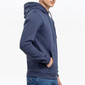 Sweat à capuche unisexe personnalisé de haute qualité en molleton 100% coton avec manches doublées en patchwork de grande taille, design respirant à séchage rapide - Product Image 5