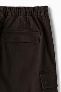 <b>Men's</b> Premium Quality 100% Cotton <b>Cargo</b> Trousers Relaxed Fit Casual Elasticated Waist Comfort Wear Pants Factory Direct - Product Image 3