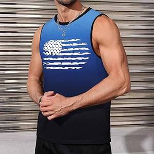 Vente chaude de qualité supérieure hommes débardeur coupe ample hommes débardeur Gym Fitness porter hommes débardeur fabriqué par robe de sport - Product Image 5