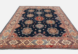 Tapis en laine noué à la main géométrique fait à la main Tapis vintage pour chambre à coucher Cuisine Chambre d'enfants Ensemble coloré personnalisé pour la décoration de la maison - Product Image 2