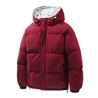 Automne/hiver coton manteau vestes vers le bas coton rembourré épaissi à capuche doudoune pour hommes et femmes décontracté coupe ample vêtements d'extérieur