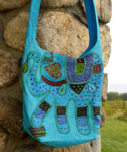 Jaipuri Sanganeri Designer New Handmade Mirror Work Sling Bag Unisex INS Style avec doublure en tissu de coton pour les filles - Product Image 2