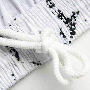 กางเกงขาสั้นผ้าแคนวาสสำหรับใส่วิ่งกางเกงออกกำลังกายขาสั้นผ้ายืดปิดกลางแบบลำลอง - Product Image 3