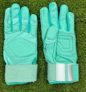 Gants de frappe de baseball/softball professionnels personnalisés, antidérapants, en cuir de cabretta, fermeture à boucle et crochet, durables, respirants - KANDARI - Product Image 1