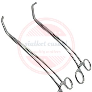 Abrazadera vascular atraumática, fórceps quirúrgicos de acero inoxidable, abrazaderas atraumáticas curvas personalizadas - Product Image 5