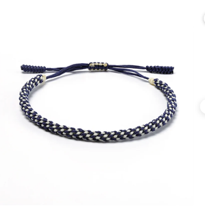 Pulsera de cuerda entrelazada hecha a mano minimalista-Pulsera de cuerda ajustable más vendida para hombres, pulsera de cuerda náutica, sujetador de surfista - Product Image 1