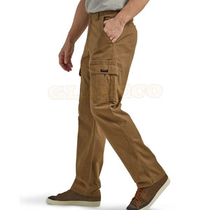 Marque distributeur Pantalons cargo de couleur unie pour hommes Pantalons cargo multi-poches pour hommes à vendre - Product Image 2