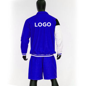 Chándal cortavientos de nailon ligero para hombre, chaqueta con cremallera y logotipo personalizado con botones, conjuntos cortos con estilo masculino - Product Image 5