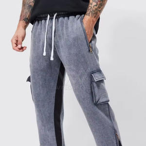 Pantalones de lavado ácido por encargo del mejor diseño transpirable en pantalones de lavado ácido de secado rápido de MOQ bajo - Product Image 3