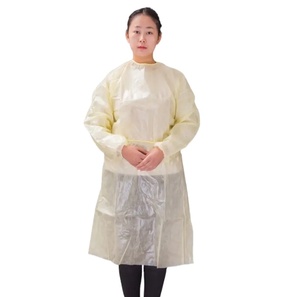 Uniforme de médecin économique, fournitures médicales bon marché, vêtements de protection pour hôpitaux, robes chirurgicales dentaires étanches en Polyprop - Product Image 4
