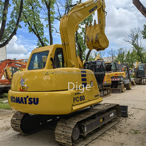 Excavadora de segunda mano Komatsu, excavadora de segunda mano, excavadora de orugas hidráulica usada de 6 toneladas - Product Image 4