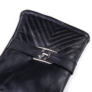 ถุงมือหนังแท้ระบายอากาศสำหรับฤดูหนาวพร้อมฟังก์ชั่นการสัมผัส - Product Image 5