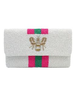 Top Fancy hecho a mano con cuentas bordado de hojas bolso de mano hermoso elegante lindo último nuevo diseño de moda de lujo para niñas - Product Image 6