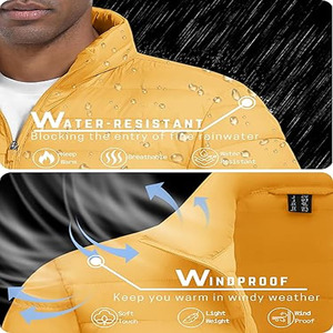 Chaquetas de Invierno con Burbujas para Hombre, Último Diseño de Moda Urbana, Chaqueta Acolchada con Capucha - Product Image 2