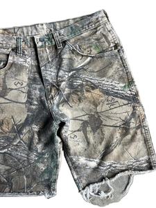 กางเกงยีนส์ขาสั้นลายพรางแบบใหม่ ปรับแต่งได้ ใส่สบาย ไซส์ปกติ สำหรับผู้ชาย ราคาดี - Product Image 2