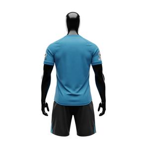 Maillots de football professionnels personnalisés, uniformes de football, maillot de football de haute qualité, uni, automne, court, polyester, maille, séchage rapide, léger - Product Image 3