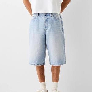 Short en jean d'été personnalisé pour hommes, jean skinny taille moyenne de haute qualité avec décoration à boutons, style droit, vente en gros OEM - Product Image 6