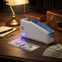 Compteur de billets portable SEMTOM Mini, alimenté par batterie, avec écran OLED, pour les voyages et la vente au détail