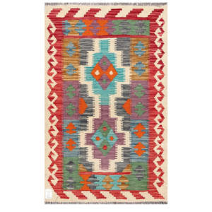 Alfombra Imaco Maimana Afganistán Kilim 123 x 75 cm para Colgar en la Pared - Product Image 1