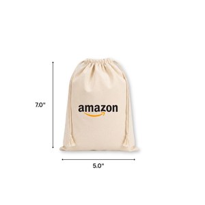 Sacs à cordon en coton sérigraphié 150 GSM, 5x7 pouces, pour bracelets, huiles essentielles, montres, perruques et artisanat - Product Image 4