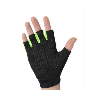 Gants de musculation pour entraînement fitness, demi-doigts, en cuir/néoprène, antidérapants, pour la salle de sport - Product Image 4