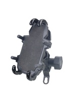 Support de téléphone pour moto avec fixation sur le guidon ou le rétroviseur, anti-vibration, antivol, charge USB 5V 2.1A