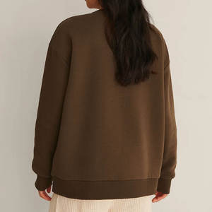 Vente en gros de vêtements de ville à la mode, vêtements, pull, sweatshirts surdimensionnés pour femmes, sweat à capuche léger d'automne et d'hiver pour fille - Product Image 3