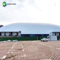 Stade de sport étanche terrain de gymnastique auvent tente basket-ball football football personnalisé gonflable football sport dômes pneumatiques