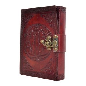 Journal en cuir personnalisé en relief de loup, Journal d'écriture, livre vierge, fournitures de bureau, carnet de notes pour étudiants, vente en gros - Product Image 3