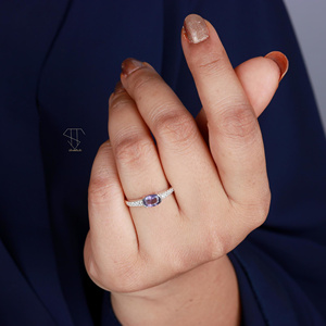 Natural Sterling Silver <b>Ring</b> Natural Amethyst Oval Gemstone Silver <b>Ring</b> Handmade Gemstone 925 Solid Sterling Silver <b>Boho</b> <b>Ring</b> - Product Image 5