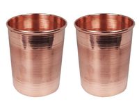 Verre en cuivre le plus pur de conception classique pour l'eau et les boissons verre à vin en cuivre de bonne qualité avec poli