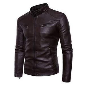 Vestes en cuir véritable de haute qualité, classiques, durables, intemporelles, élégantes, finition mate ou brillante, poids du tissu 120g - Product Image 1