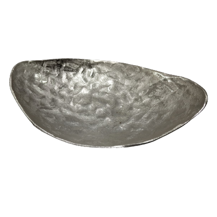Oval Shape Aluminum Fruits Serving Storage Bowl Dinnerware Nickle Plated Dinner Table Utensils Soup Bowl Shiny Polished