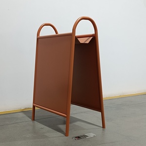 Panneau publicitaire en métal en forme de A, couleur personnalisée, pour devanture de magasin, support de signalisation extérieur, panneau de trottoir - Product Image 2