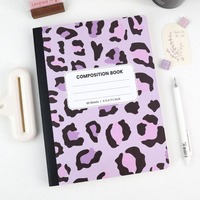 Carnet personnalisé minimaliste à imprimé léopard, 3 trous perforés, logo personnalisé, taille et couleur personnalisées, reliure personnalisée, boîte cadeau en option, utilisation promotionnelle