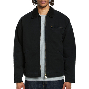 OEM Custom 100% Cotton <b>Canvas</b> <b>Jackets</b> Padded Lining Men <b>Work</b> <b>Jackets</b> with Zipper Pocket - Product Image 2
