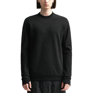 Sweat-shirt à col rond en coton épais pour hommes et femmes pull en molleton de coton mélangé 345gsm surdimensionné en polyester pour LOGO personnalisé - Product Image 3