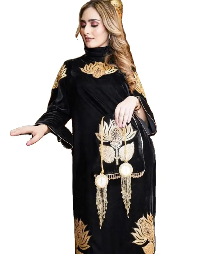 Fulpari Woman 'S Black Casual Party Wear Zwaar Borduurwerk Georgette Volledig Net Geborduurde Mouwen Kurta En Payjama Met Dupatta F