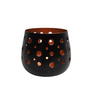 Porte-bougie rond en cuivre et Aluminium, 20 pièces, Design de luxe décoratif pour la maison, porte-bougie de Style moderne personnalisé à la main - Product Image 5