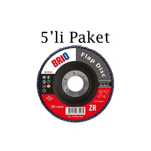 Paquete de 5 Discos de Lija de Circonia Premium 125XP80 Zr - Product Image 1