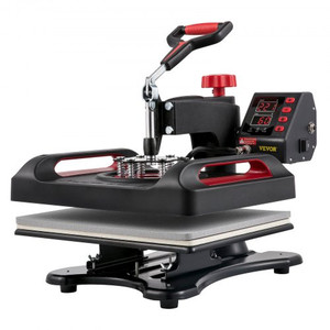 Nouvelle presse à chaud multifonction 8-en-1 : Imprimante de transfert par sublimation à plat manuelle pour T-shirts, mugs, casquettes et assiettes - Product Image 1