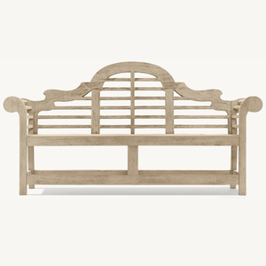 Muebles de sofá de madera de teca con un estilo moderno simple para sentarse en interiores o al aire libre para dos asientos - Product Image 1