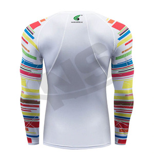 Premium Quality MMA Rash Guard For <b>Men</b> Custom Logo Printing Durable Long Sleeve Training Gear With Jiu Jitsu <b>Kimono</b> Style - Product Image 6